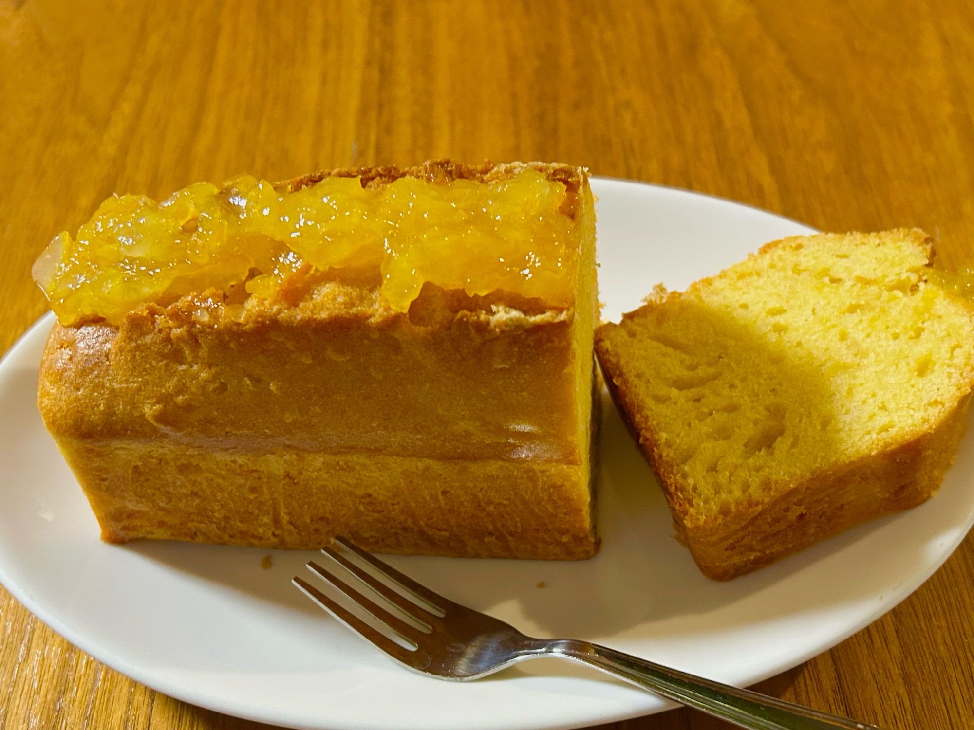 ゆずジャムパウンドケーキ^ - ^