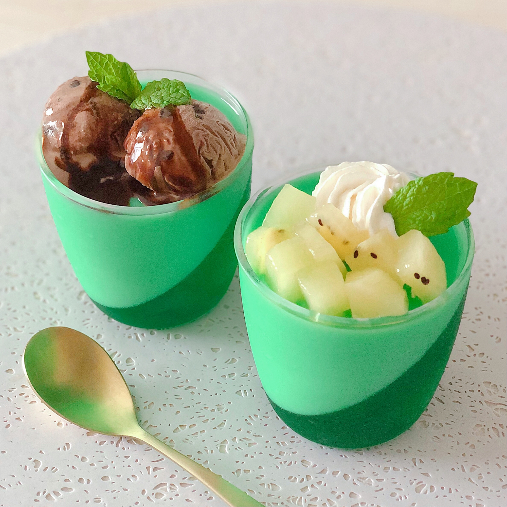 ミントシロップで2色ゼリー レシピ 作り方 By Maro Mee 楽天レシピ ミントシロップで2色ゼリー レシピ 作り方 By Maro Mee 楽天レシピ