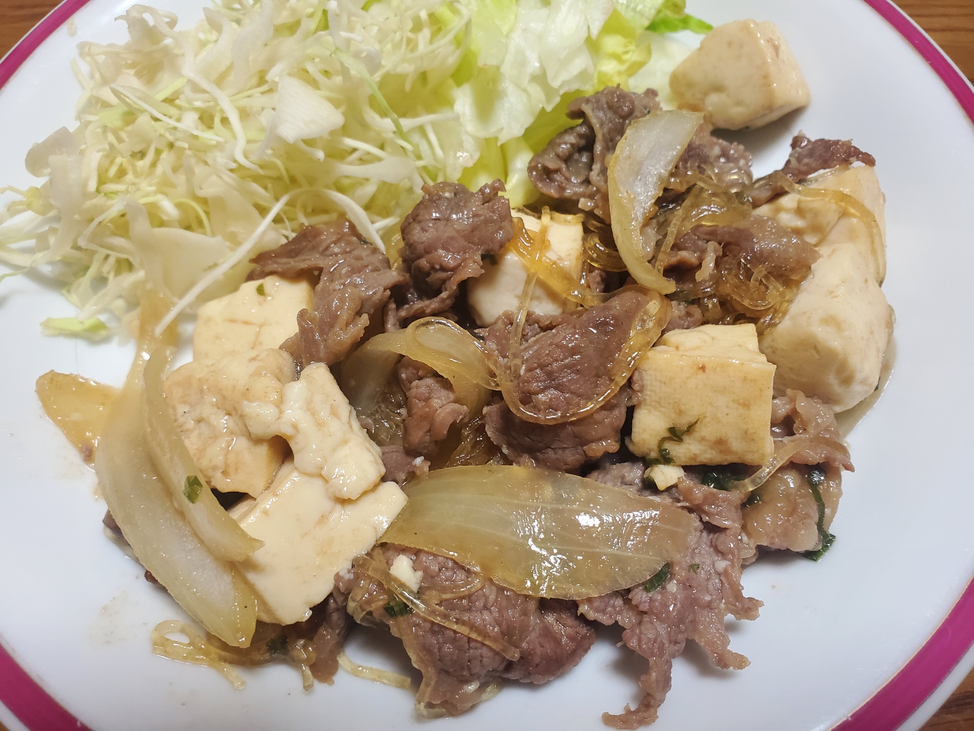 プルコギ風肉豆腐