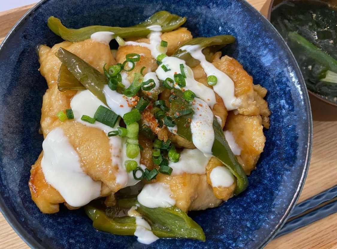 甘酢マヨだれチキン