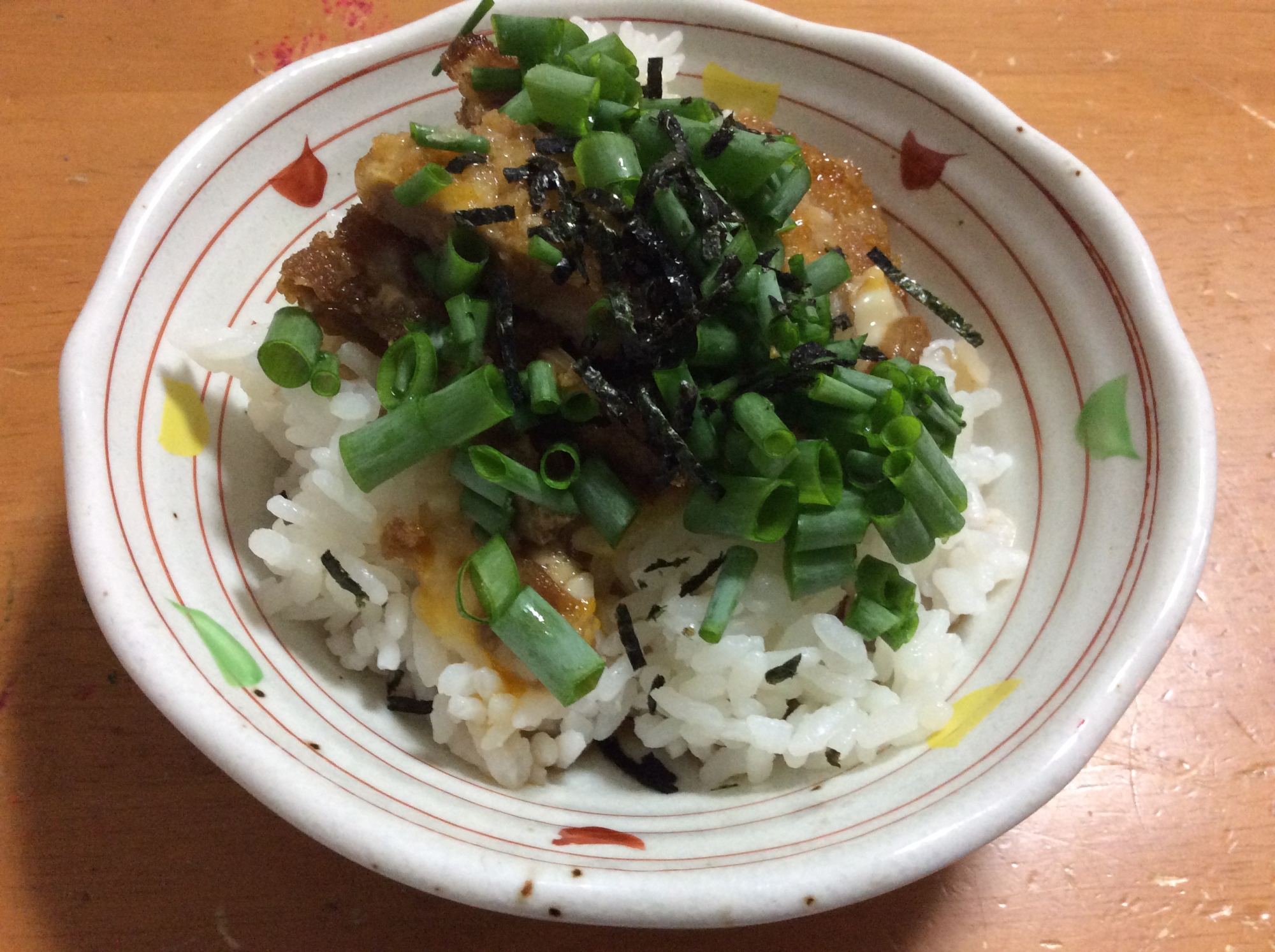 昨日あまったトンカツでカツ丼