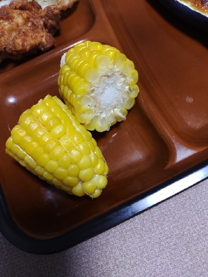 レンジでトウモロコシの加熱の仕方