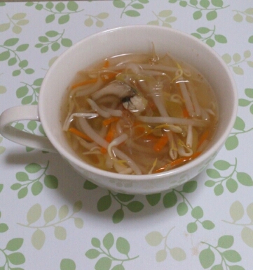 ダイエット中に もやしと春雨のスープ レシピ 作り方 By はな94 楽天レシピ