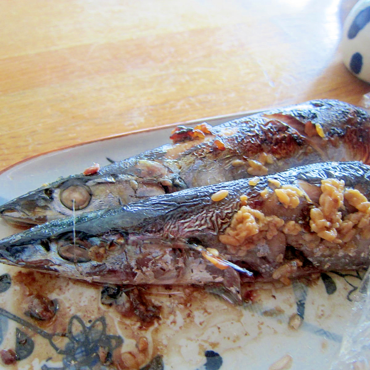 醤油麹秋刀魚焼き