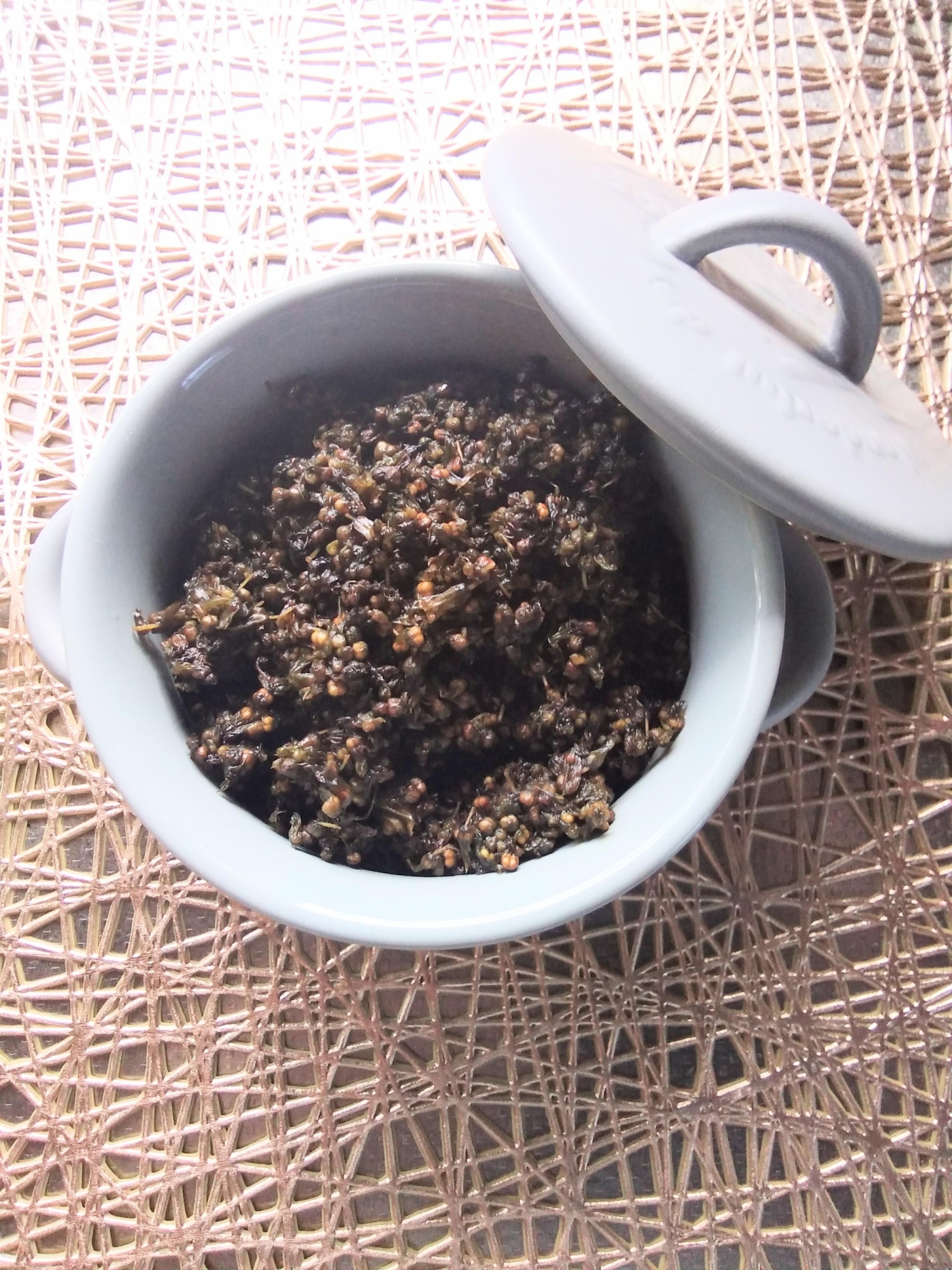 紫蘇の実の佃煮　シソの実　青シソの実