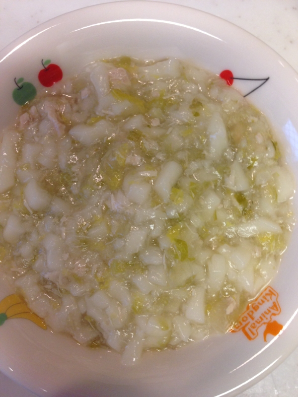 離乳食後期 9ヶ月 鶏と野菜のあんかけうどん レシピ 作り方 By Ha Ru Ko 楽天レシピ