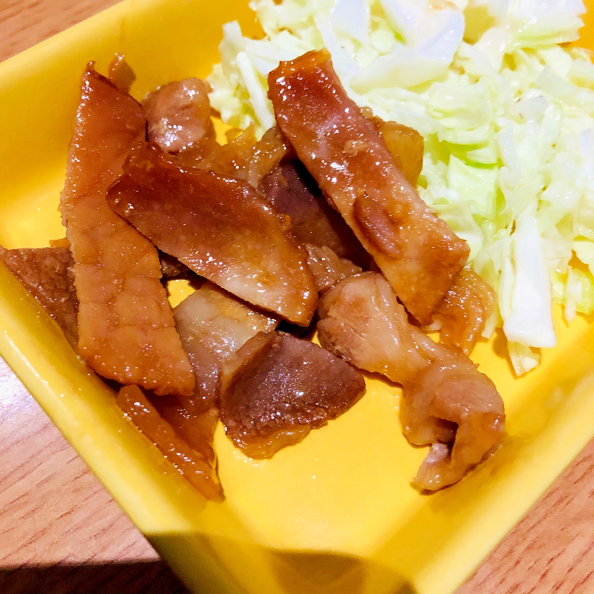 豚肉のタレ炒め