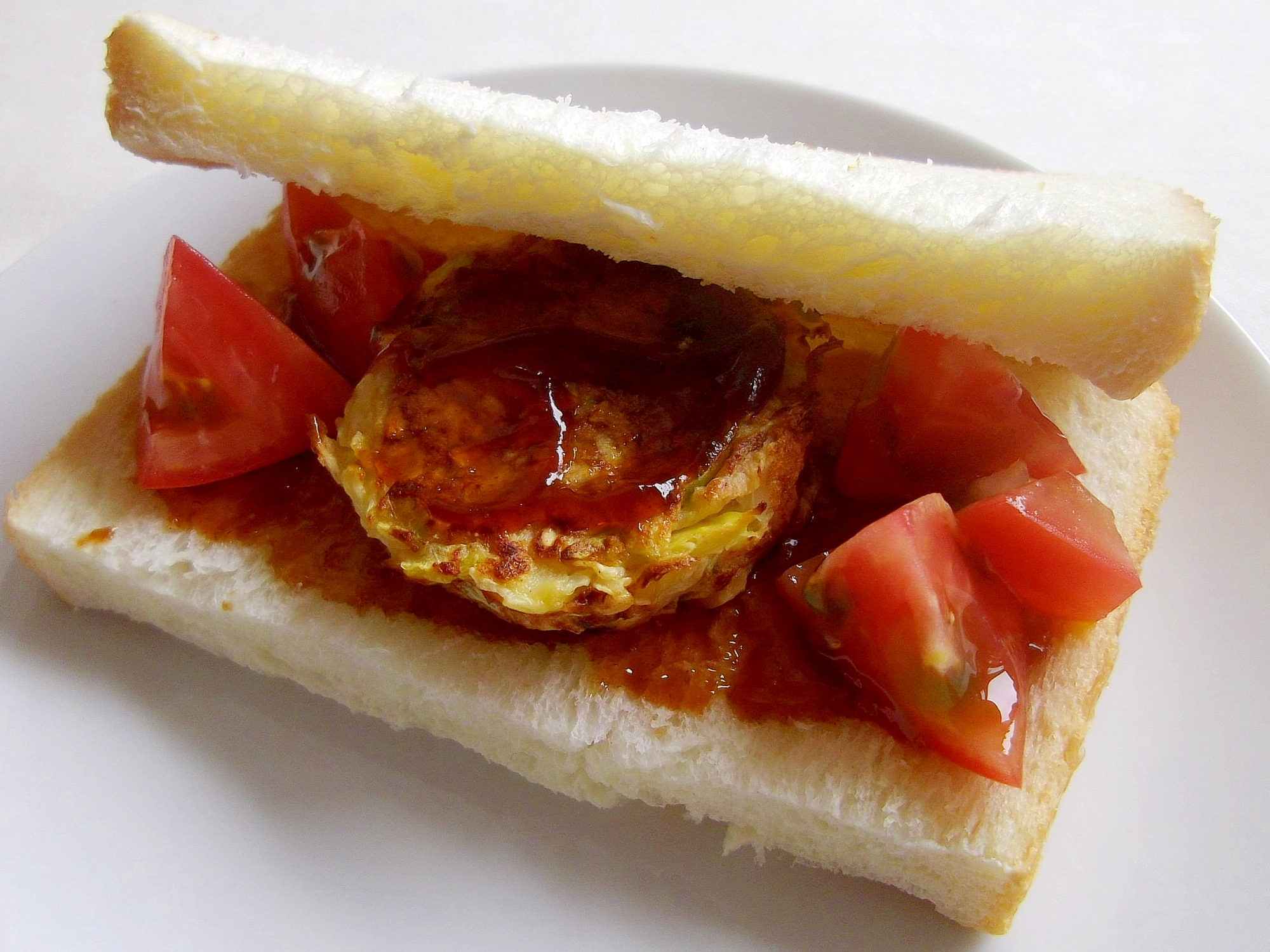 お好み焼きトマトサンド レシピ 作り方 By へんてこぽこりんママ 楽天レシピ お好み焼きトマトサンド レシピ 作り方 By へんてこぽこりんママ 楽天レシピ