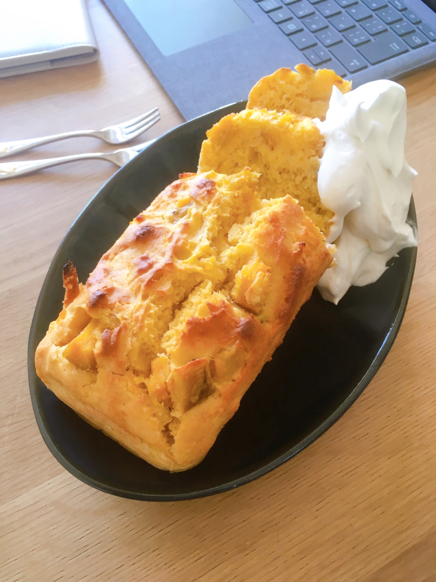 ゴロゴロさつま芋のパウンドケーキ❣️