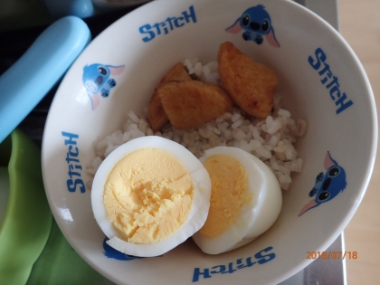 朝食に作りました。前日にゆで卵を作っておいたので朝の準備が楽でした。ごちそうさまでした。