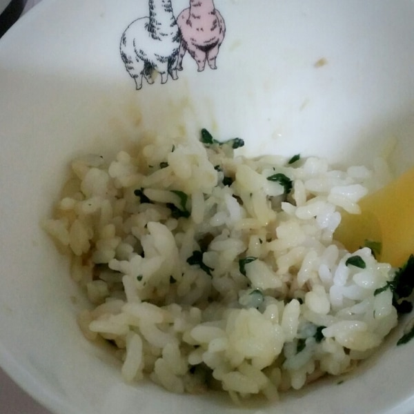 1歳 離乳食 ツナとほうれん草のめんつゆごはん レシピ 作り方 By ゆいか1221 楽天レシピ 1歳 離乳食 ツナとほうれん草のめんつゆごはん レシピ 作り方 By ゆいか1221 楽天レシピ