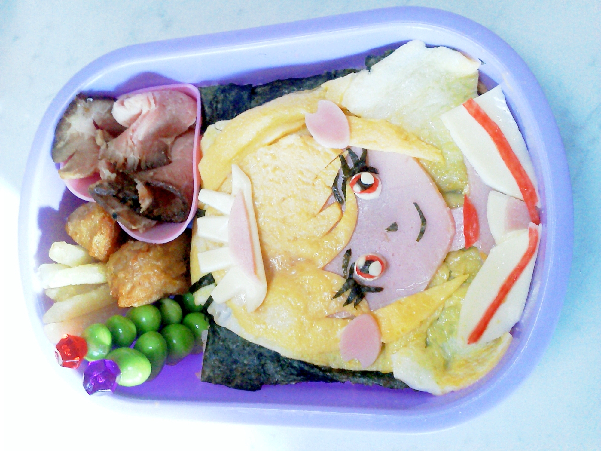 キュアハートのお弁当 ドキドキプリキュア レシピ 作り方 By さぁー27 楽天レシピ