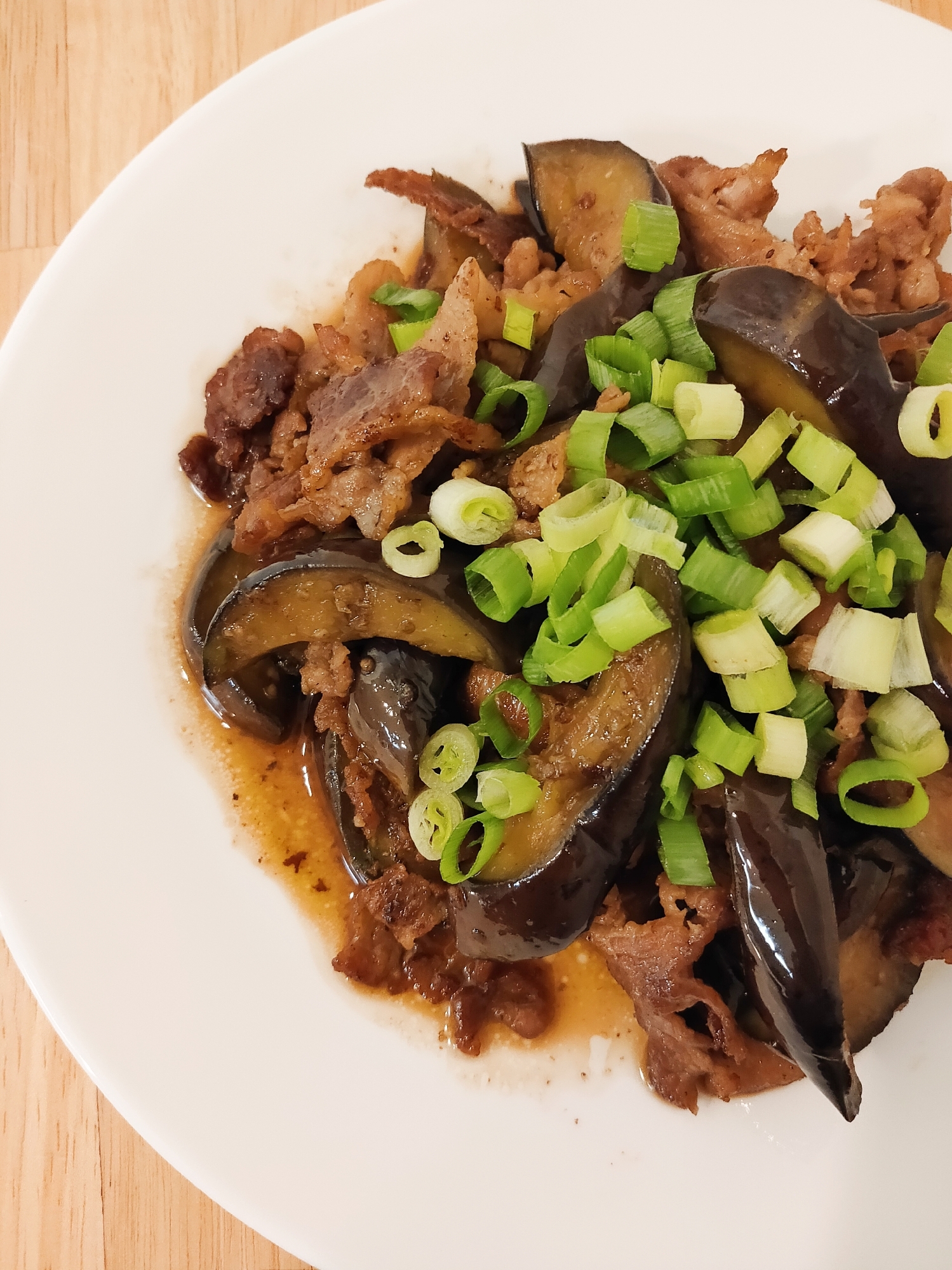 にんにく醤油！なす豚スタミナ炒め