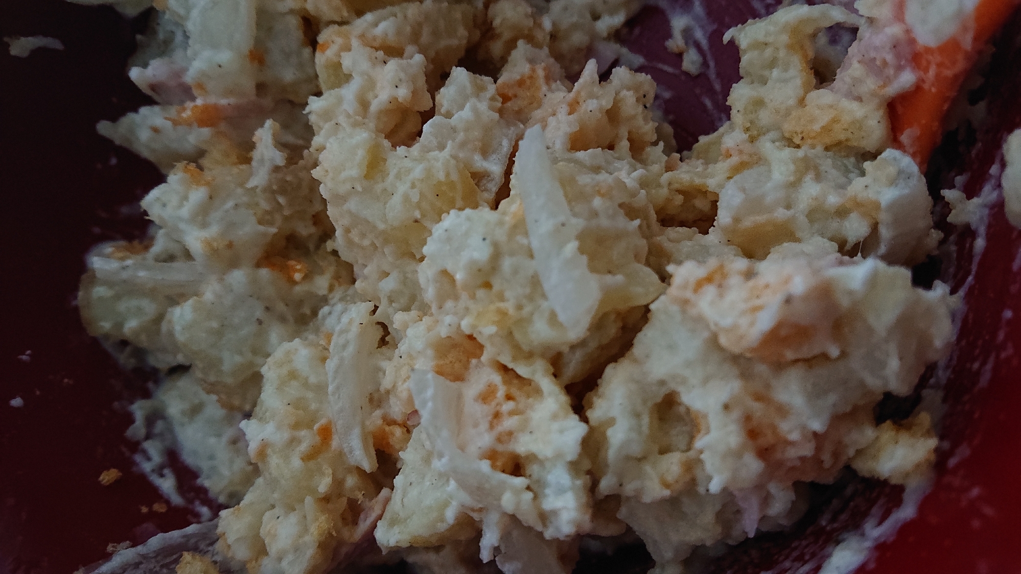 うまい棒でめちゃウマポテサラ レシピ 作り方 By 膝小僧 楽天レシピ