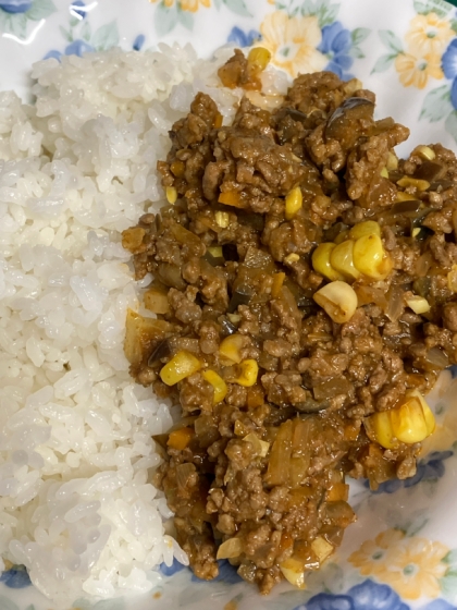 トマト缶とカレー粉で作る超カンタン ドライカレー！