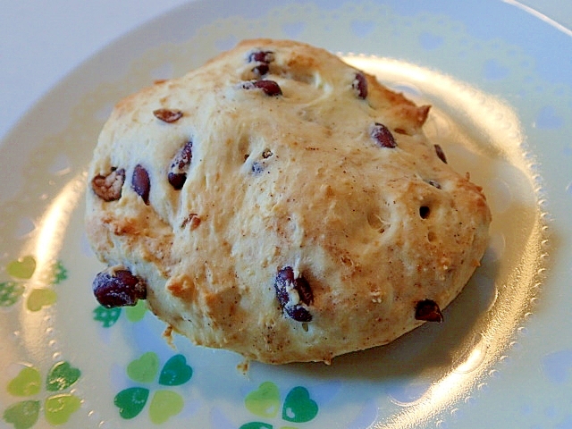 蒸し小豆とはったい粉のヨーグルトクッキー