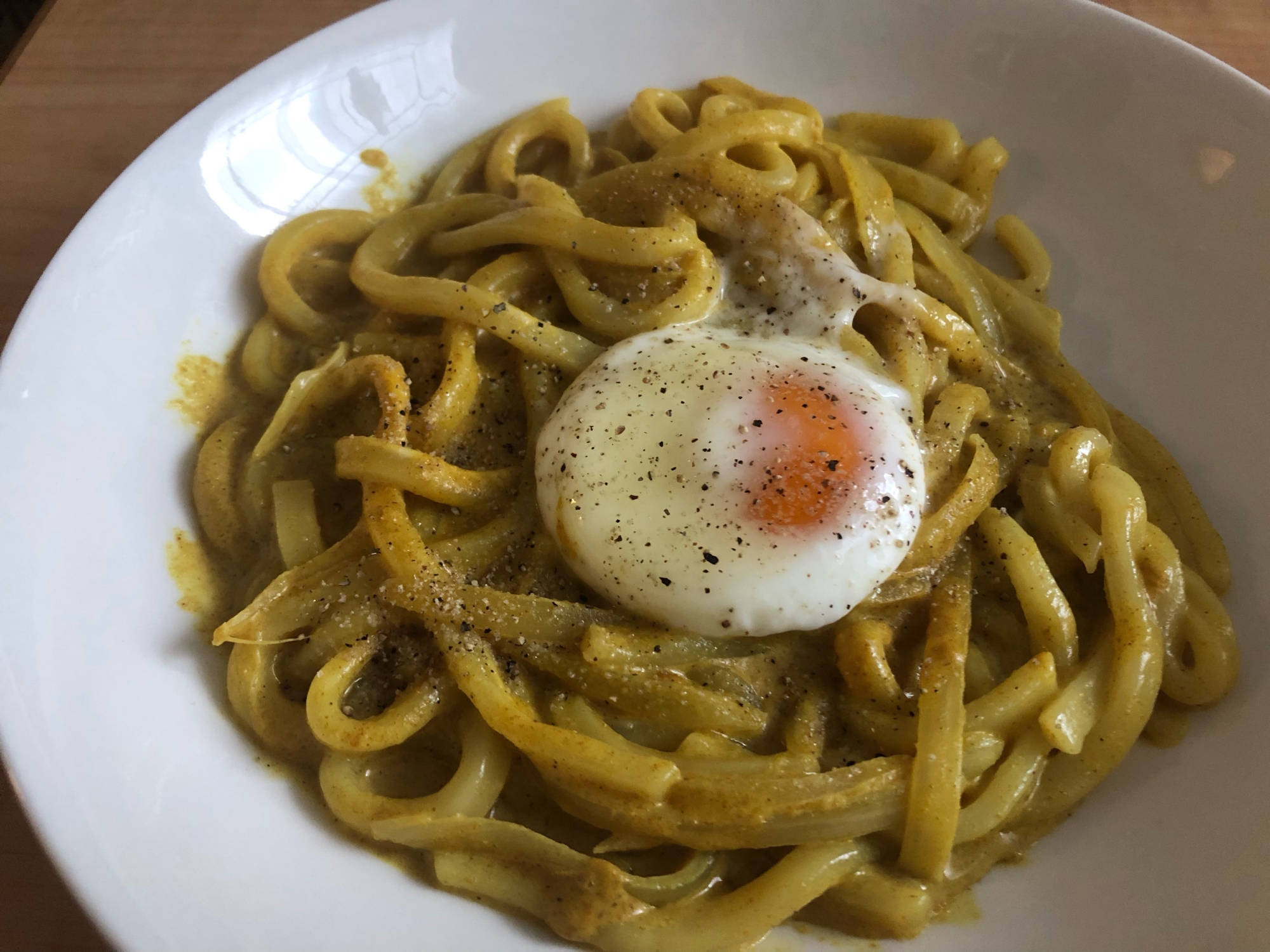 カレークリームうどん