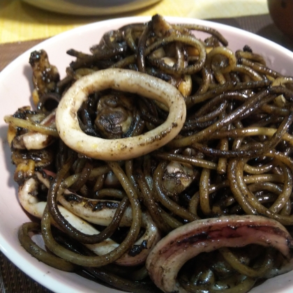 イカスミパスタ