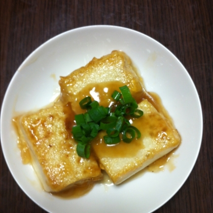 こんなに簡単に揚げ出し豆腐が出来るなんて、ビックリしました （≧∇≦）
これからは我が家の定番料理にします。