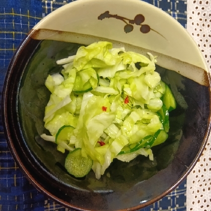 きゃべつのパリパリ酢の物