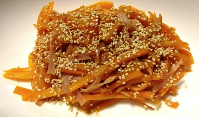 お弁当にも☆にんじんハム炒め