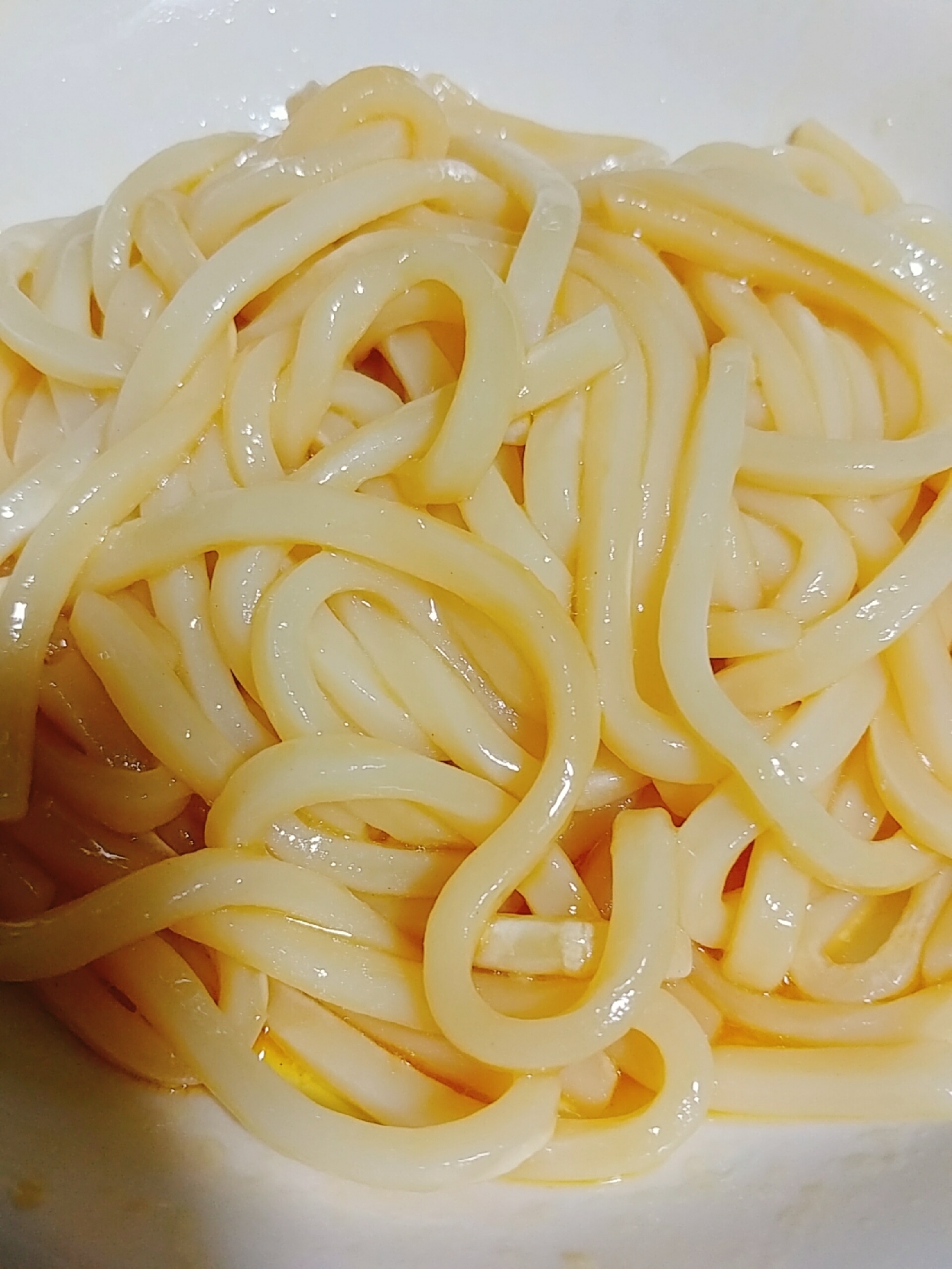 オリーブオイル仕立て☆混ぜうどん