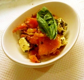 スモークサーモンとクリームチーズのバジルソース和え レシピ 作り方 By Cabae 楽天レシピ スモークサーモンとクリームチーズのバジルソース和え レシピ 作り方 By Cabae 楽天レシピ