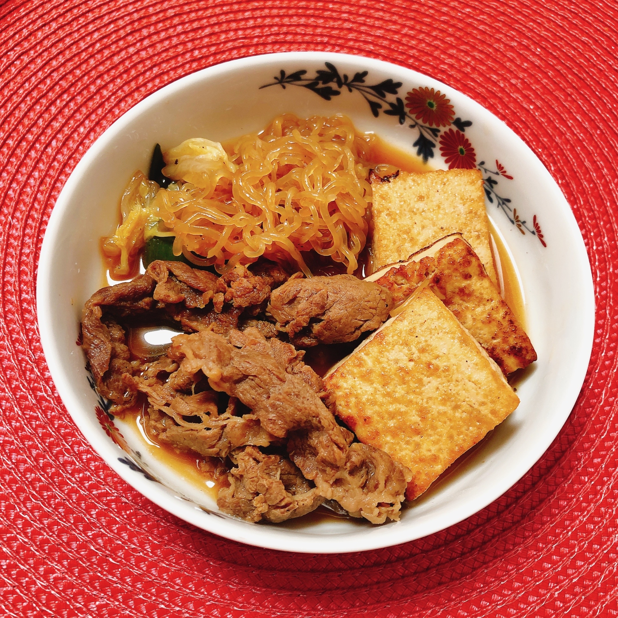 肉豆腐（焼き豆腐）煮物