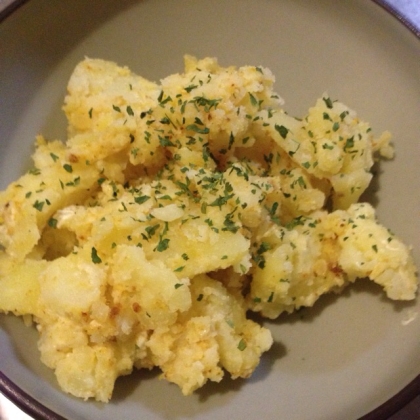 カレー味も良いですね（≧∇≦）
パセリをふって、美味しくいただきました。