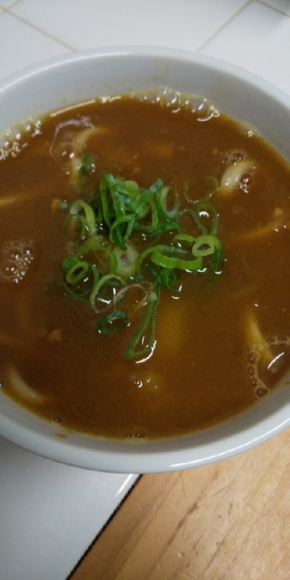 和風なカレーうどん♪美味しかったです、ごちそうさまでした(*´ω｀*)