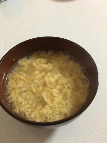 たまごスープをコンソメ味にしたのは初めてでした！美味しい！！！また作ります♪