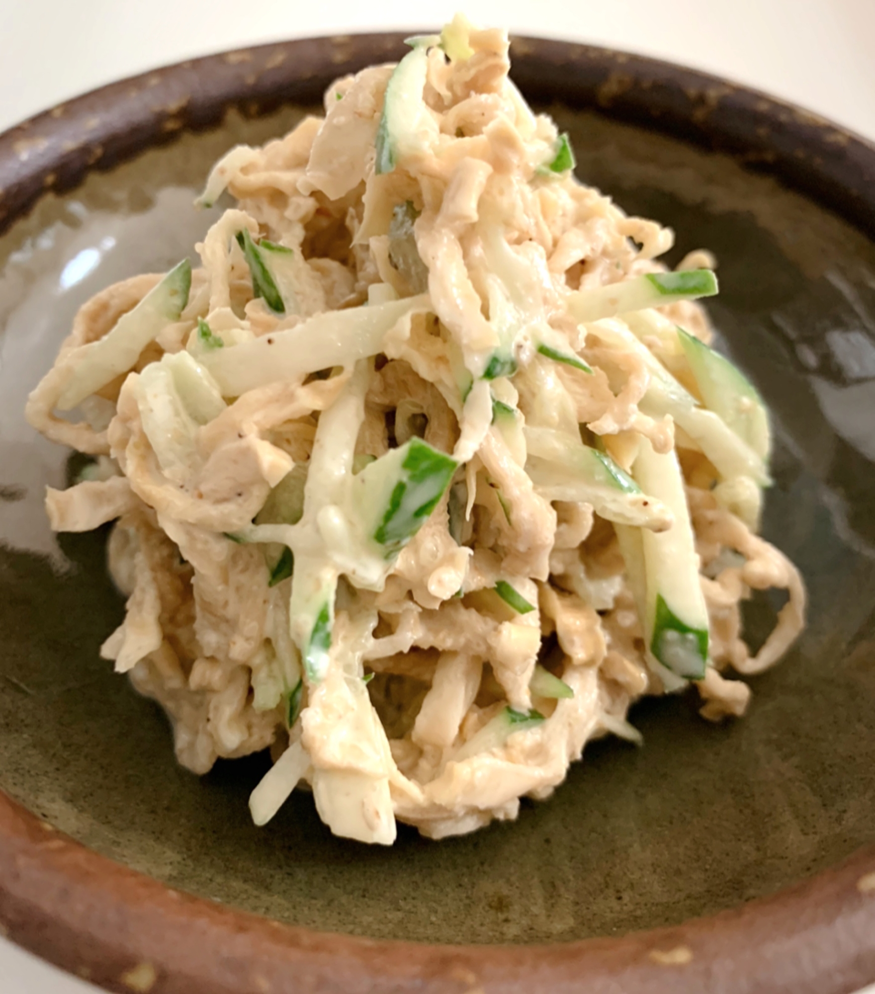 切り干し大根の胡麻マヨ和え
