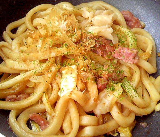 鮭入り和風焼きうどん レシピ 作り方 By デラみーやん 楽天レシピ