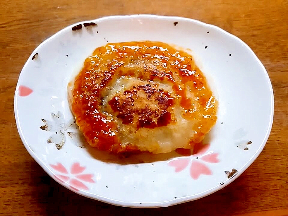 餡餅のバターカラメル焼き