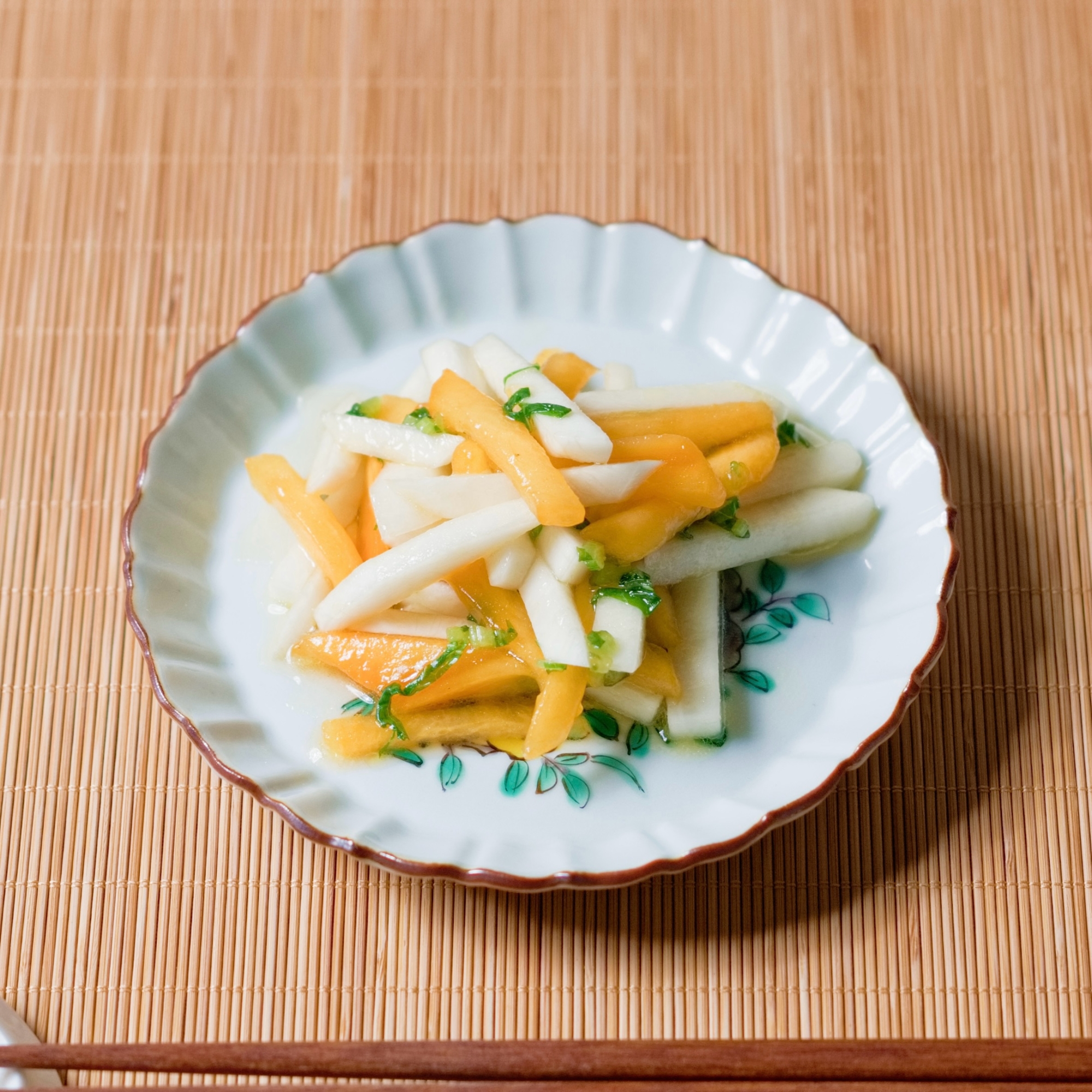 柿とかぶの和風サラダ【和食・副菜】