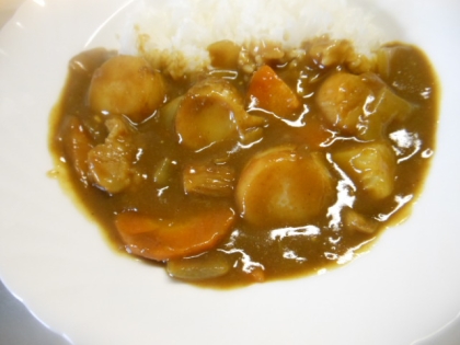 みんな大好きホタテ入りカレー