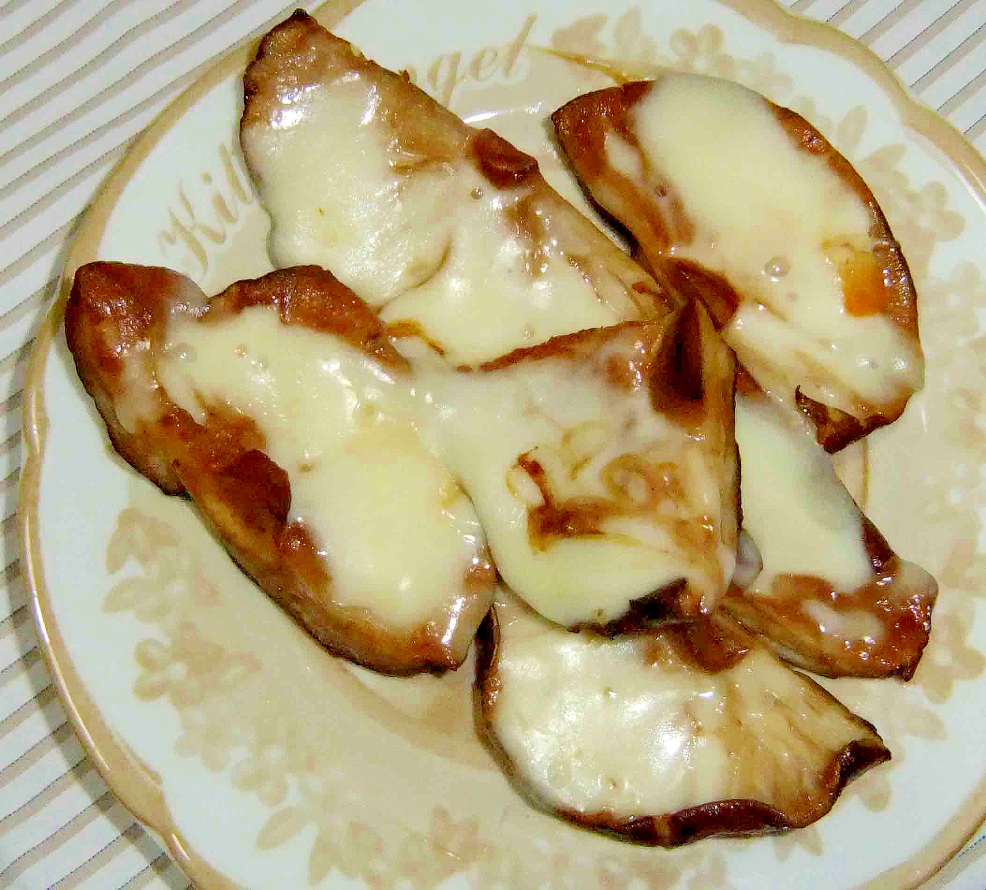椎茸チーズ焼き