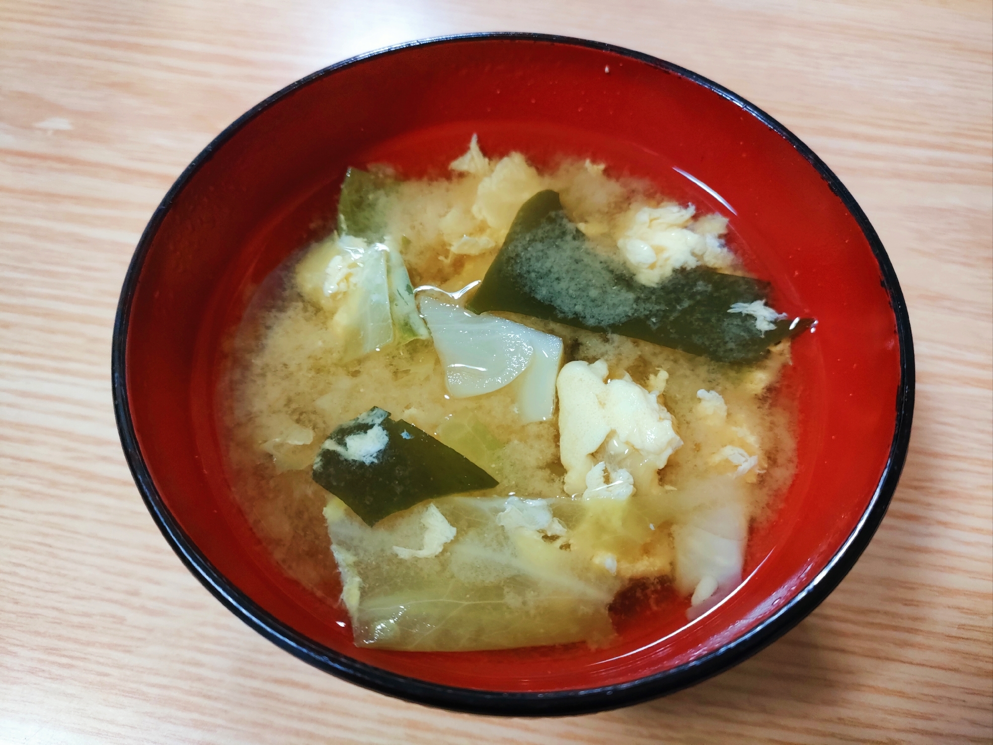キャベツの味噌汁
