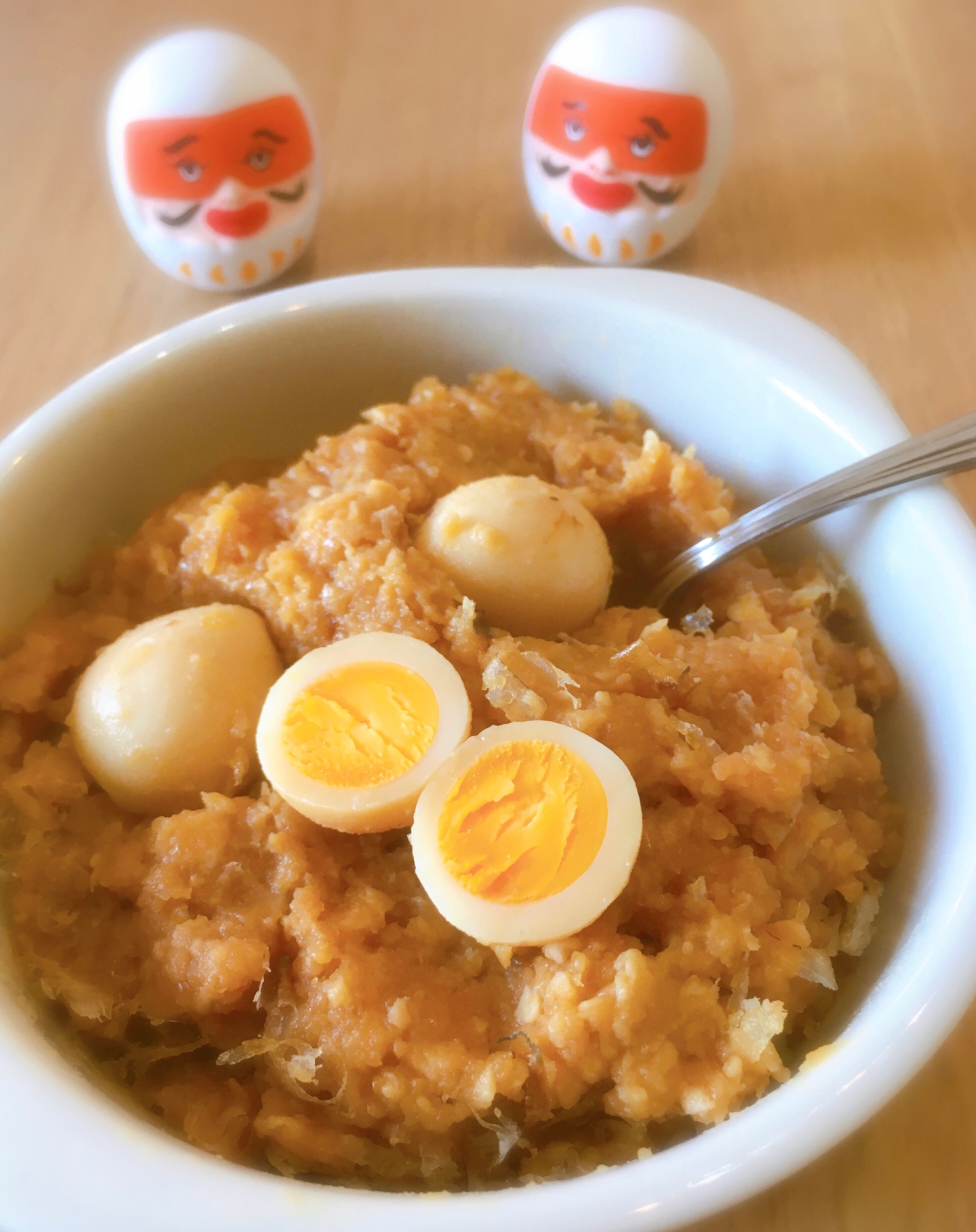 うずらの茹で卵をお味噌に漬け込み♡味付けうずら卵