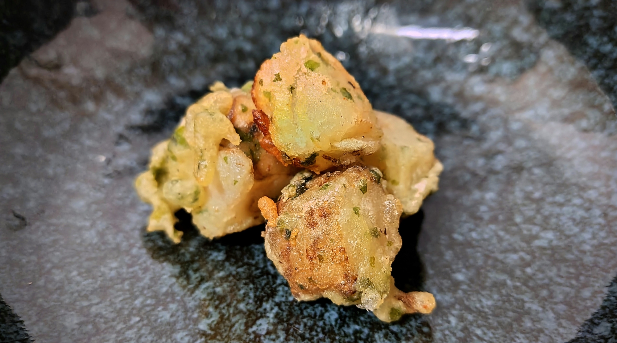 ひと手間でサクサク❦キクイモの磯辺揚げ