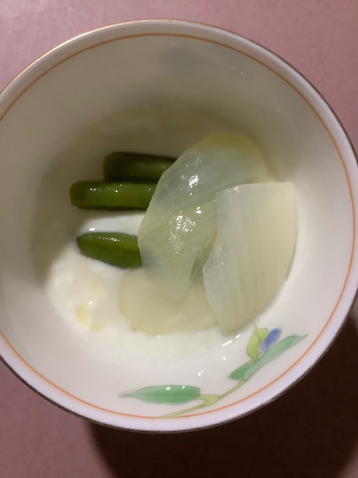 ☆玉ねぎインゲンヨーグルト☆