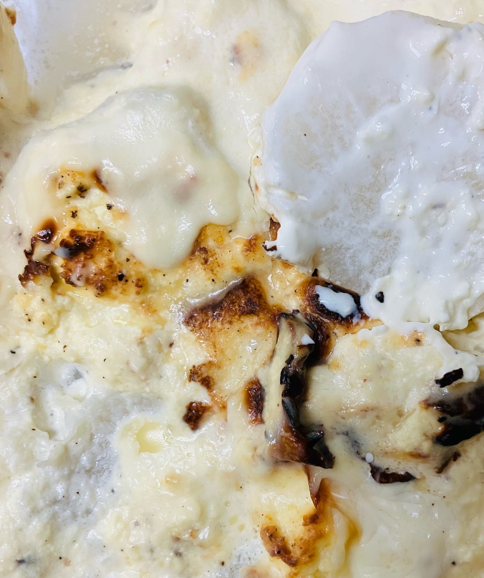 長芋の冷たいグラタン