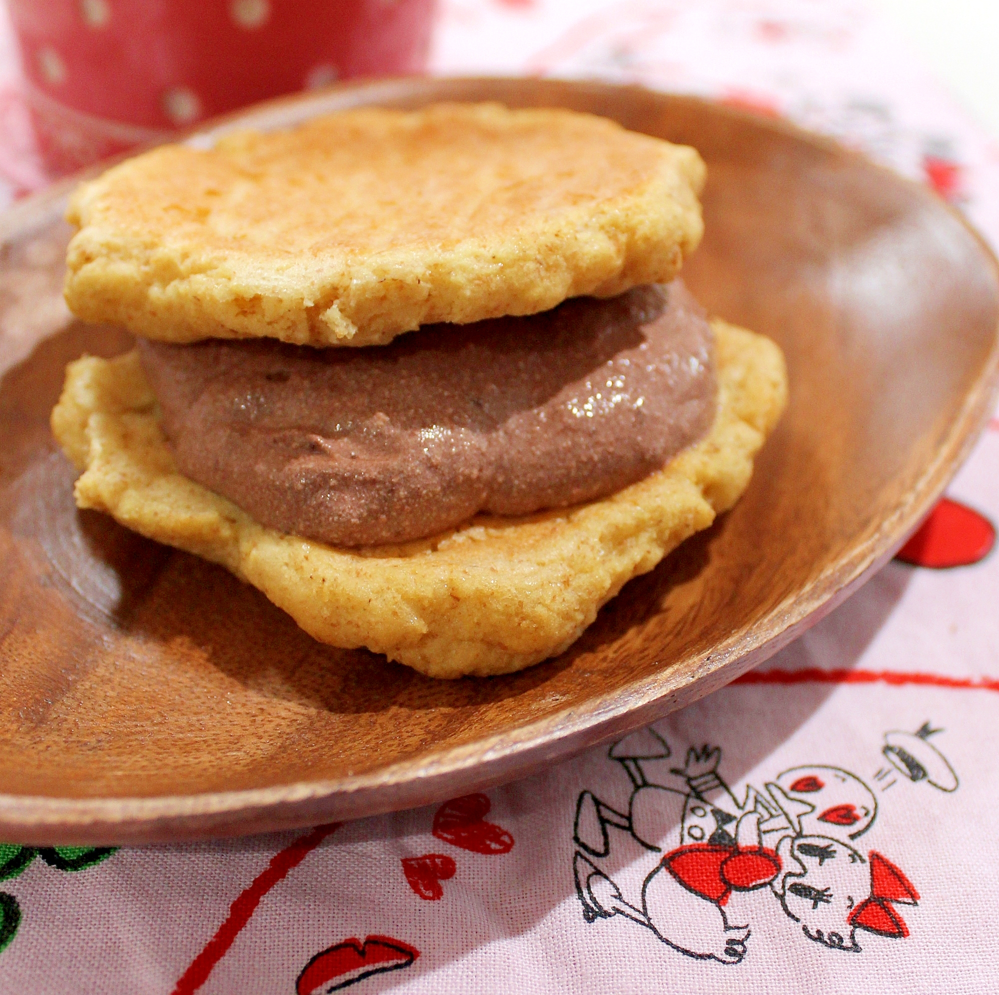 ★手作りチーズで♪チョコクリームチーズサンド