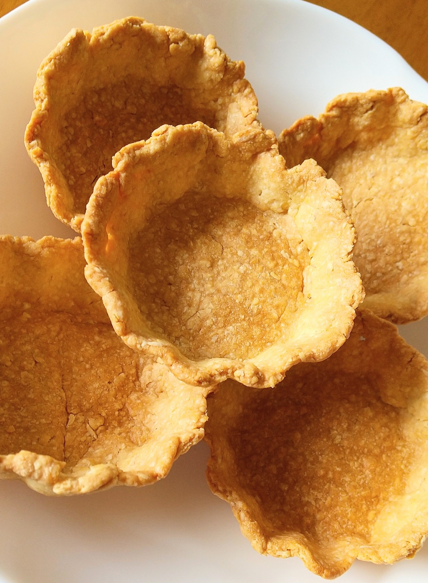 オートミール入り ココナッツオイルでタルト生地