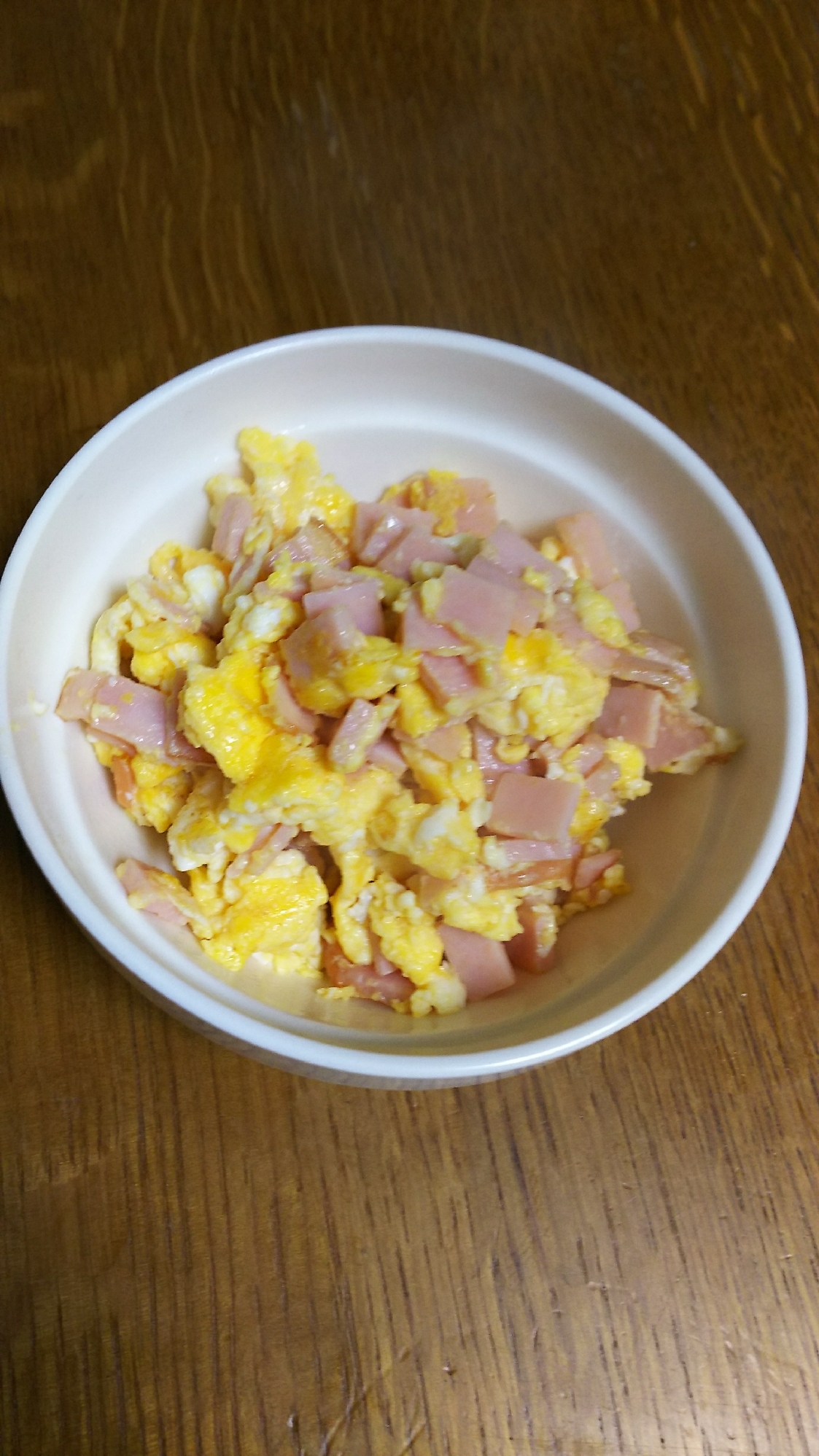 マヨネーズ&ハムの炒り卵