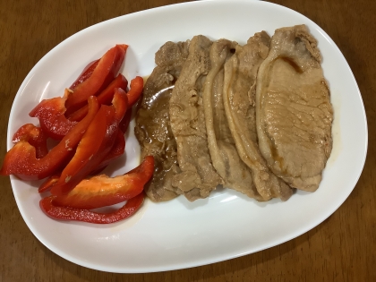 豚肉の金時生姜醤油焼き