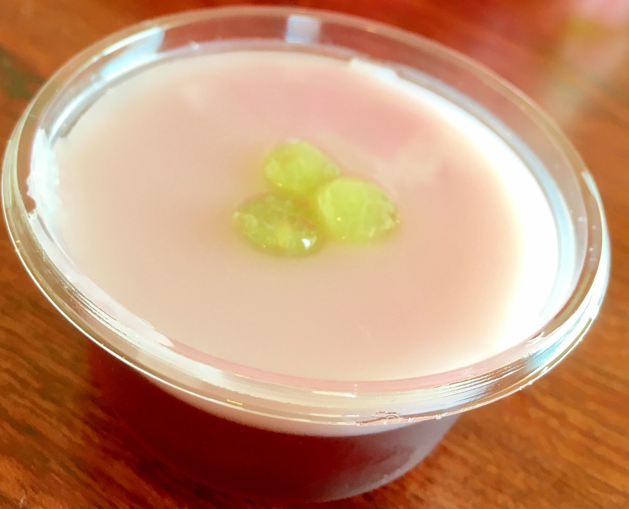 爽やか!カルピス+ぶどうゼリー