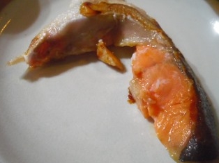 鮭カマの塩焼き