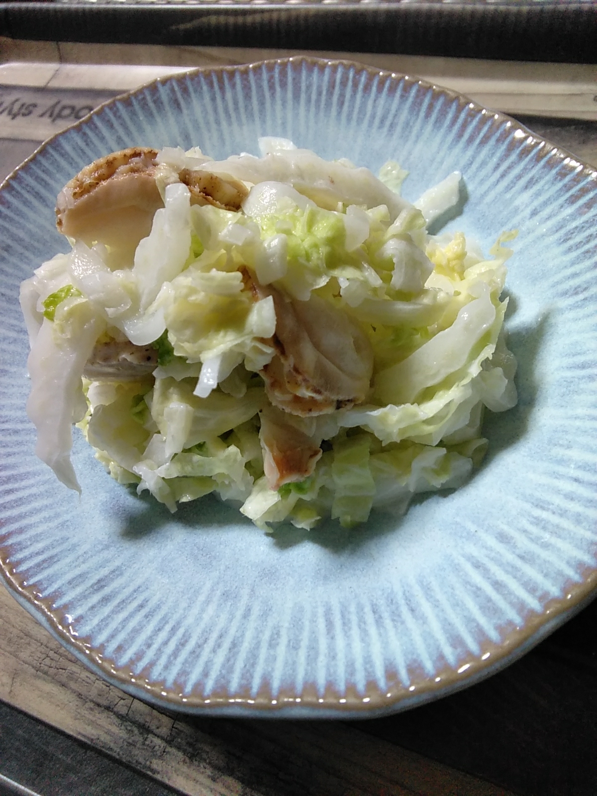 しゃきしゃき白菜と帆立のサラダ