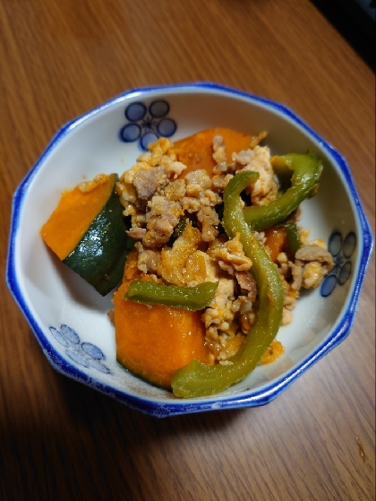 ご飯がすすむ☆挽き肉とかぼちゃの甘辛炒め